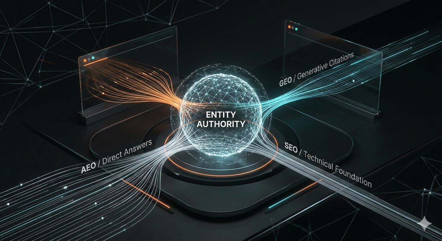 AEO GEO SEO Company USA — YourNeeds.asia Entity Authority hub connecting Text Search, Voice Command, Visual Lookup to Google Knowledge Graph, OpenAI LLM Index, Wikipedia, Amazon and Shopify