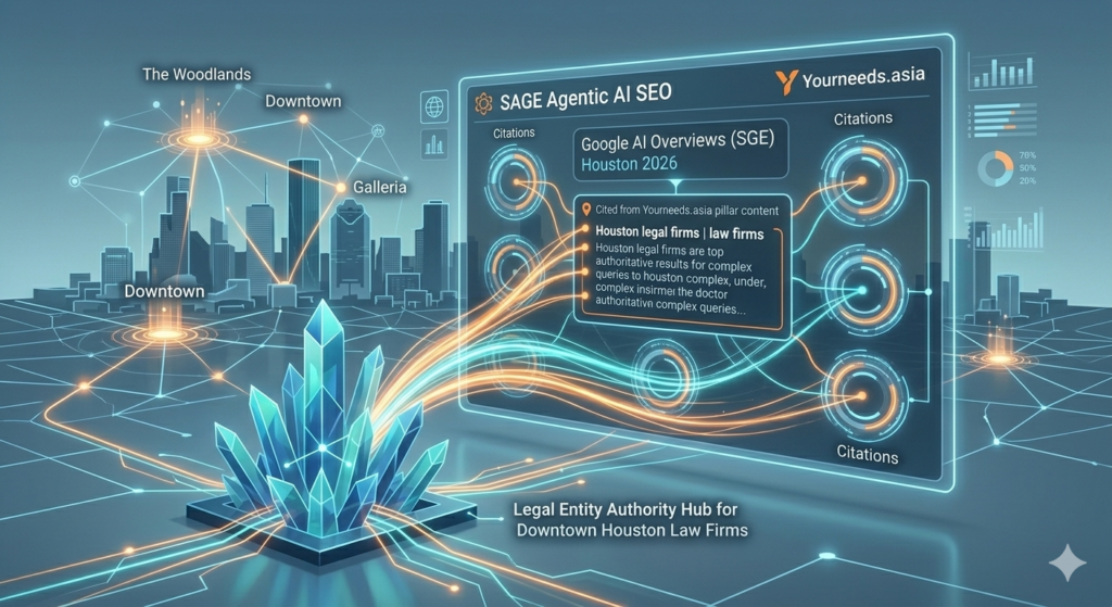 Houston AI SEO Company: Downtown Law Firms SGE Google AI Overviews Citations