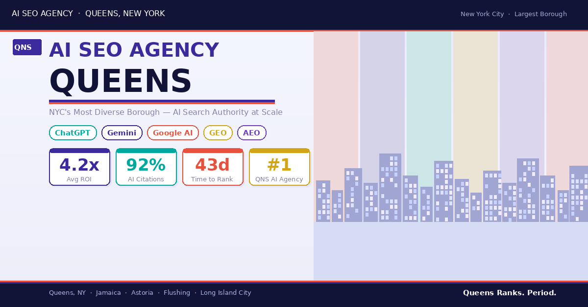 AI SEO Agency Queens 2026: Best Powerful GEO & AEO Experts