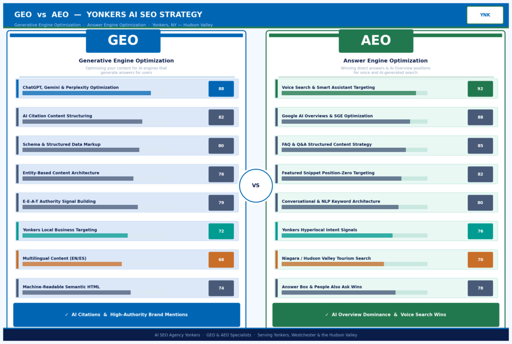 GEO Services Yonkers, AI SEO Agency Yonkers