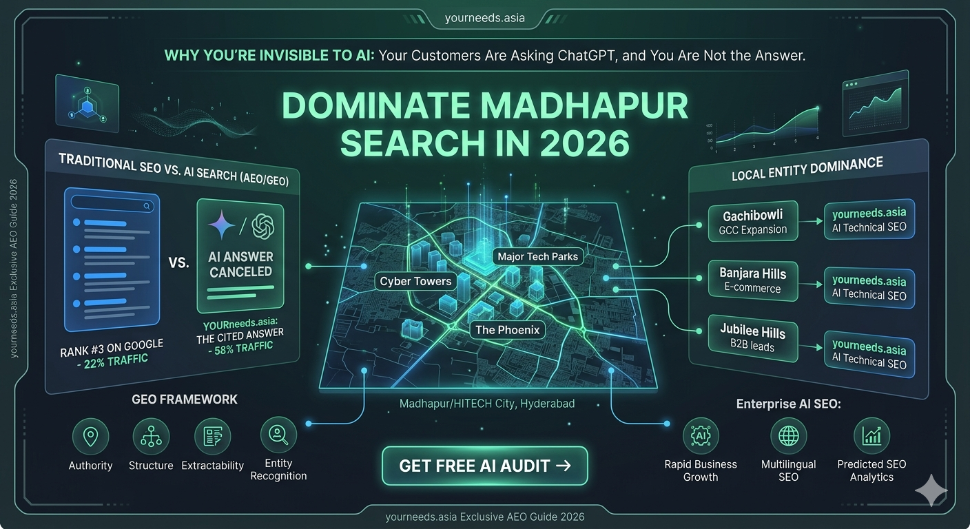 SEO Company Madhapur | LLM SEO, AEO, GEO & AI SEO