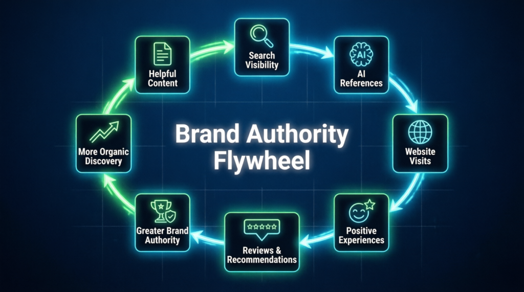  The Brand Authority Flywheel™: Organic Growth Cycle Framework 2026