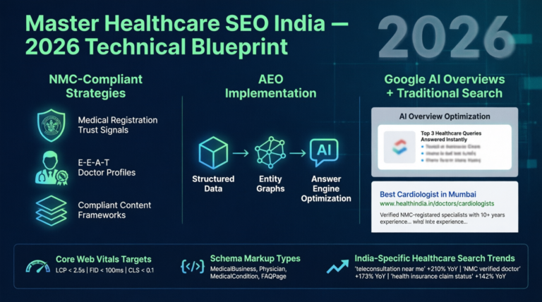 Healthcare SEO India: The 2026 Codebase & AEO Strategy Guide