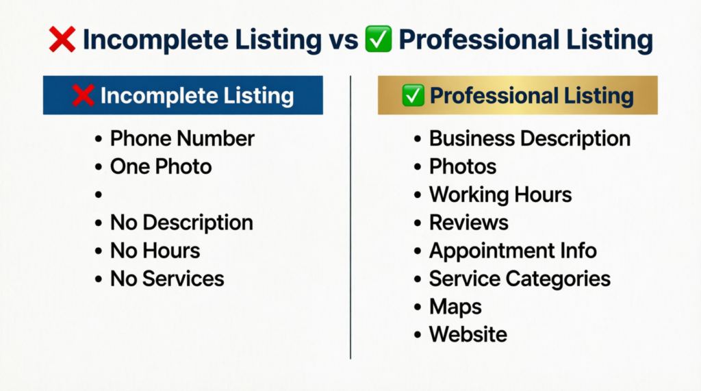 Listing Comparison