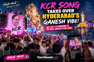 KCR Song + Ganesh Nimajjanam = Hyderabad’s New Viral Gen Z Trend?