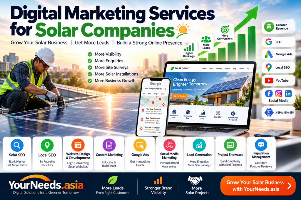 Digital Marketing Services for Solar Companies