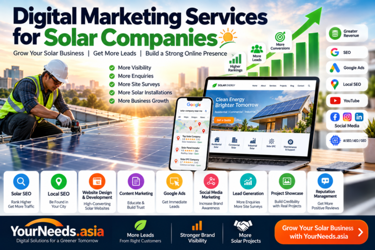 Digital Marketing Services for Solar Companies