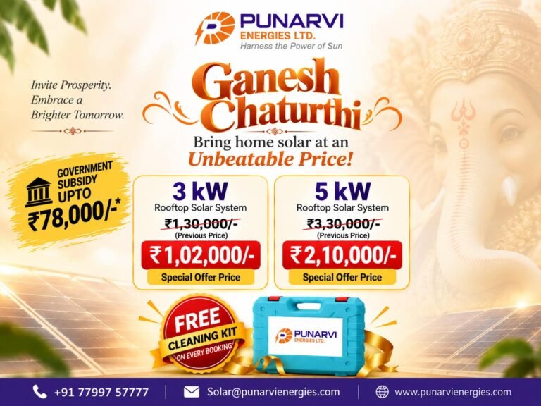 Ganesh Chaturthi Solar Offer – 3 kW & 5 kW Rooftop Solar image 1