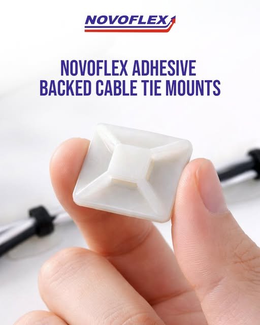 Novoflex Wire Tie Mounts for Organised Cable Routing image 2