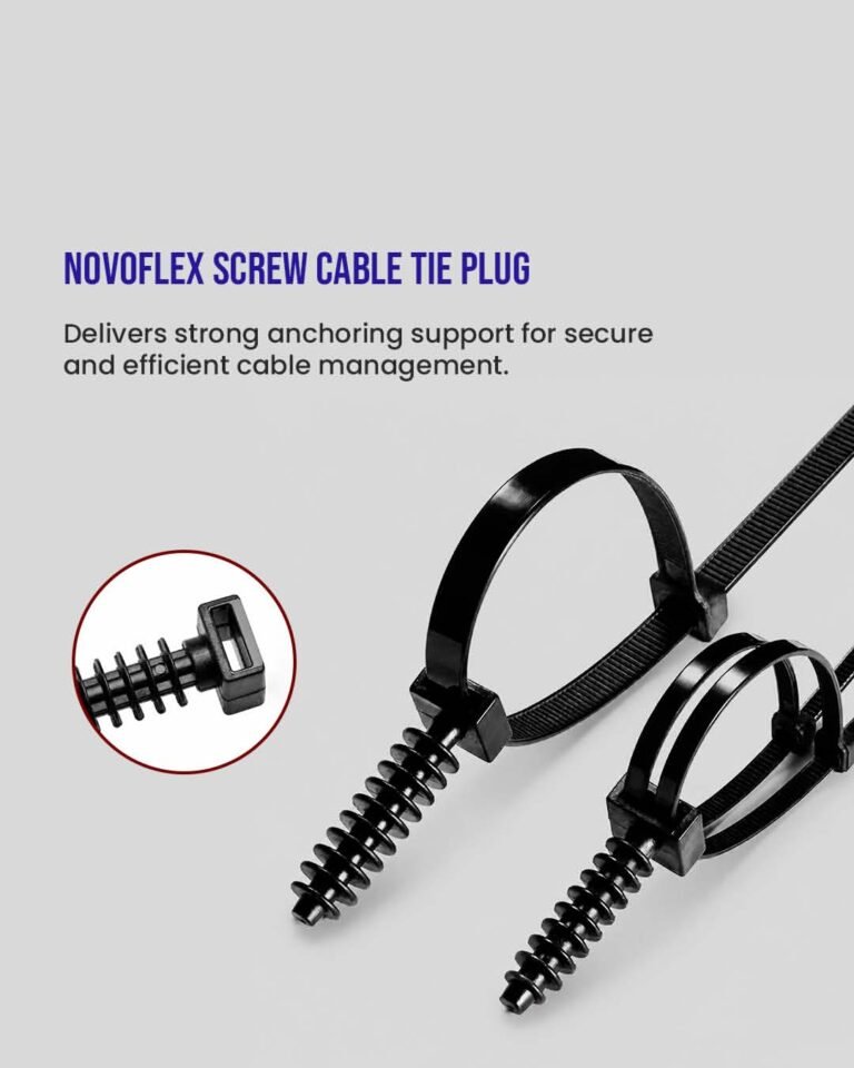 Novoflex Cable Zip Tie Mounts for Secure Industrial Cable Routing image 2