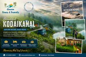 Best Travel Agency in Kodaikanal for Local and Outstation Travel -Peter Holidays Queen Tours and Travels