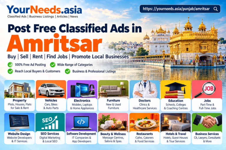 Post Free Classified Ads in Amritsar