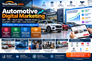 Automotive Digital Marketing & SEO Services | YourNeeds.asia
