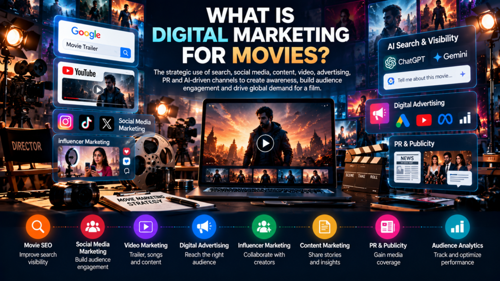 Digital Marketing for Movies in the AI Era | Movie SEO 2026 image on YourNeeds.asia