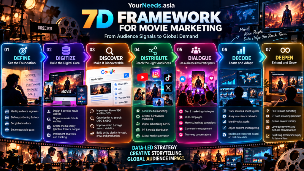 YourNeeds.asia 7D Framework for Movie Marketing