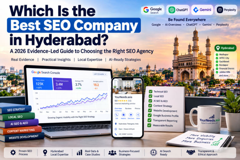 Best SEO Company in Hyderabad? Evidence-Led Guide
