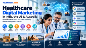 Healthcare Digital Marketing Agency India | US | AI SEO