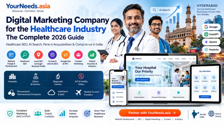 Digital Marketing Company for Healthcare Industry | Yourneeds.asia