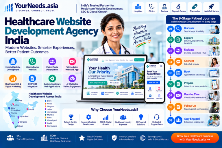 Healthcare Website Development Agency India | Yourneeds.asia image 1