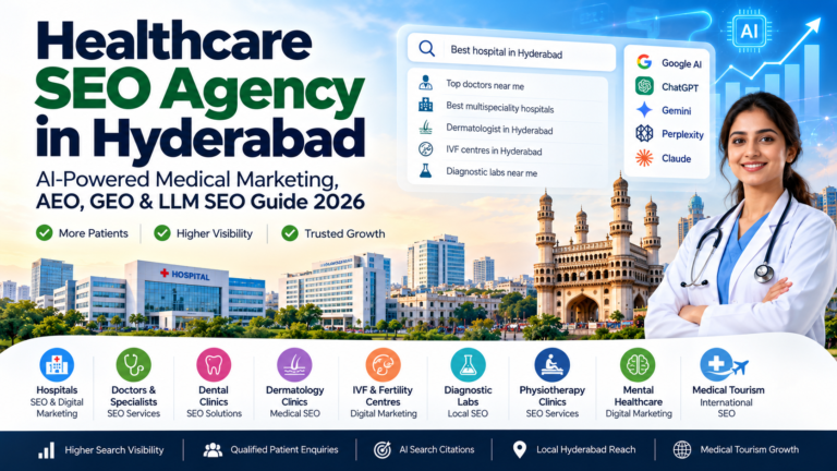 Healthcare SEO Agency Hyderabad: Medical AI SEO, Healthcare AEO & GEO image 1