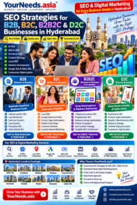 B2B, B2C, B2B2C & D2C SEO Services Hyderabad – YourNeeds.asia