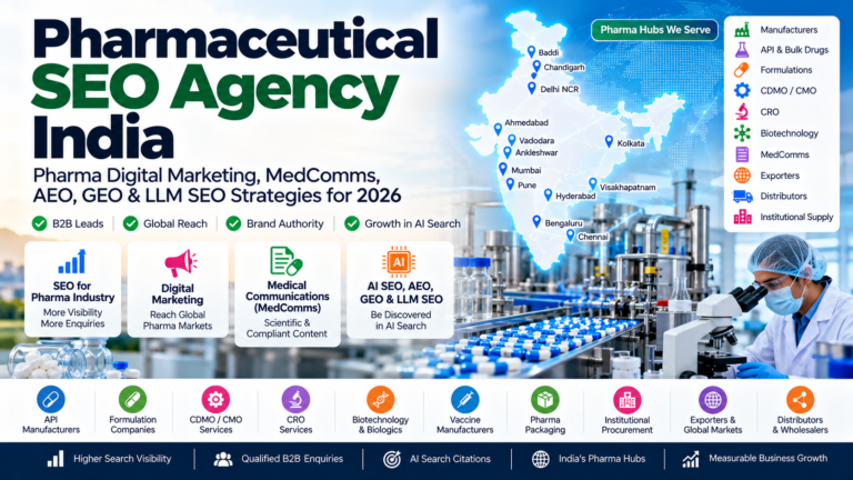 Pharmaceutical SEO Agency India: Pharma SEO & AI Guide image 1