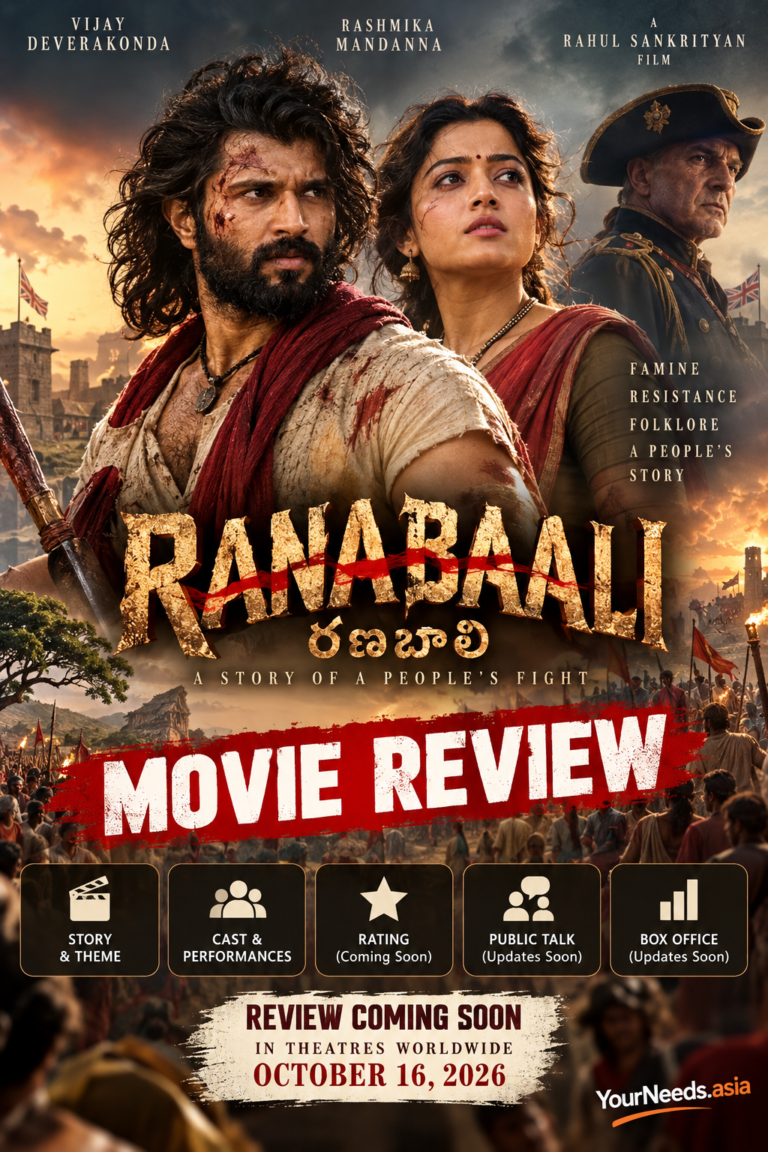 Ranabaali Movie Review 2026: Rating, Public Talk & FDFS image on YourNeeds.asia