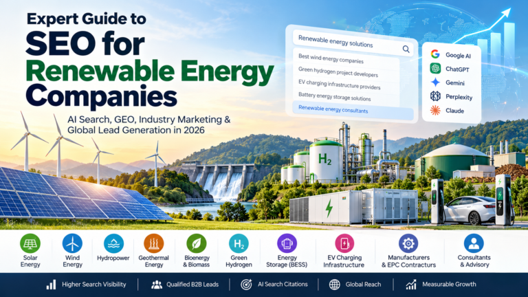 SEO for Renewable Energy Companies: The Complete AI, LLM, and AEO Guide
