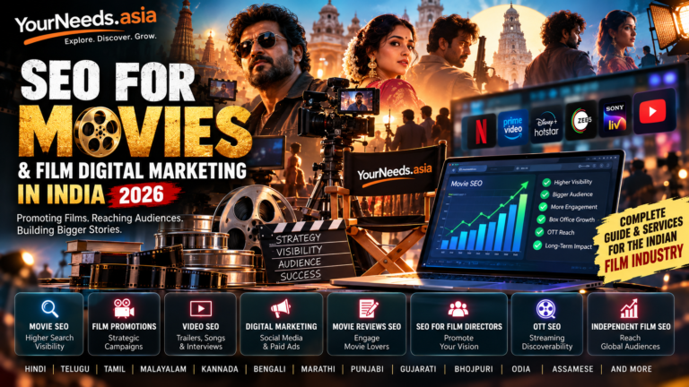 SEO for Movies, Film Promotions & Digital Marketing in India image 1