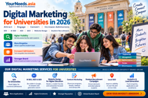 Digital Marketing for Universities by YourNeeds.asia