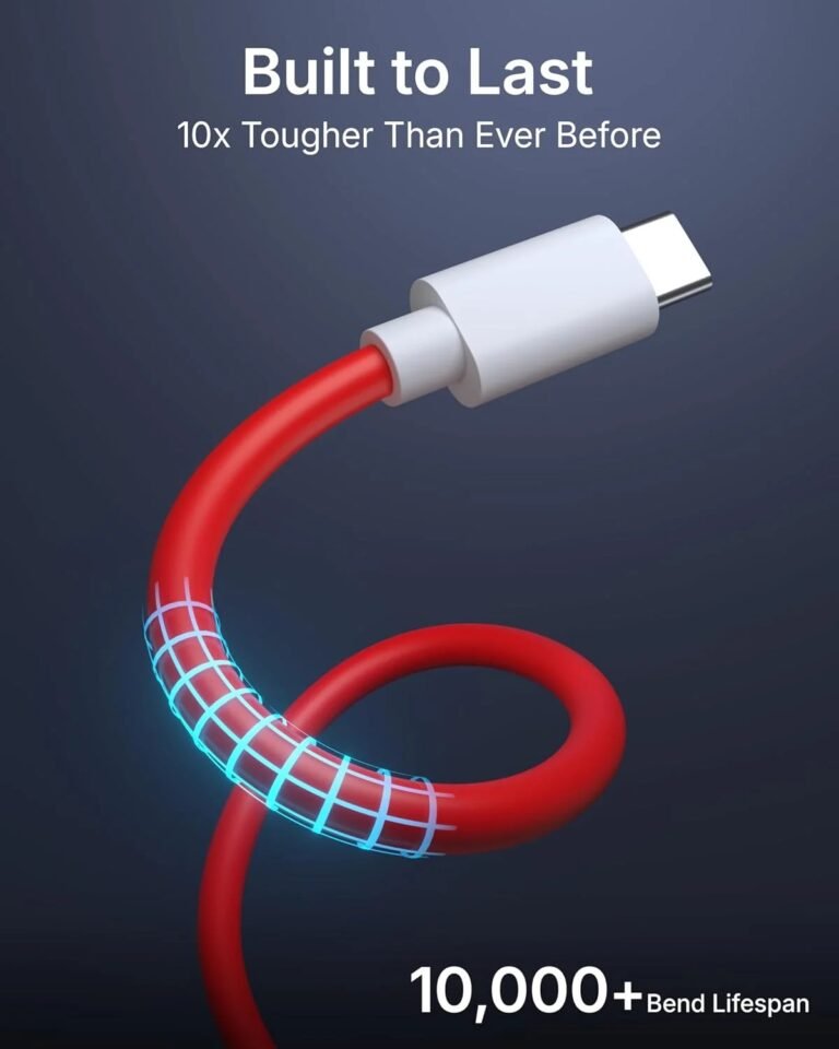 FEDUS 80W USB A to Type C SuperVOOC Fast Charging Cable – 1M Red image 4